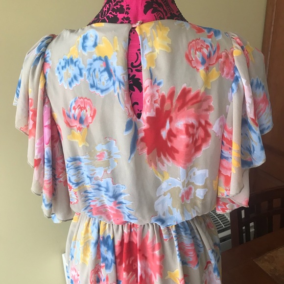 Margo & Sebastian chiffon dress - Picture 4 of 5